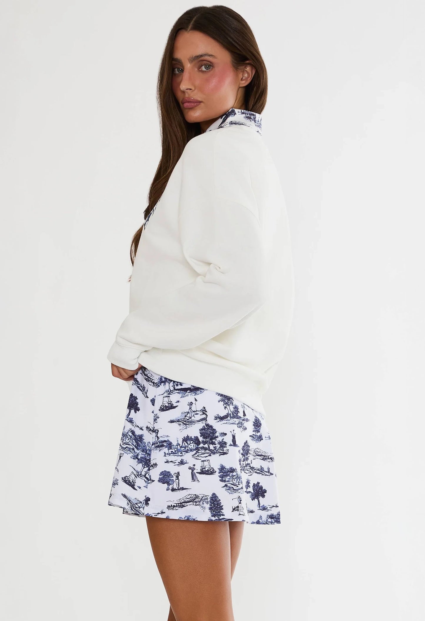 Clyde Skirt Evening Golf Toile
