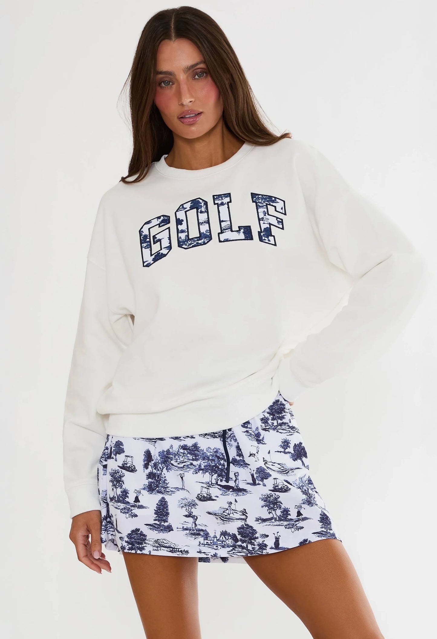 Clyde Skirt Evening Golf Toile