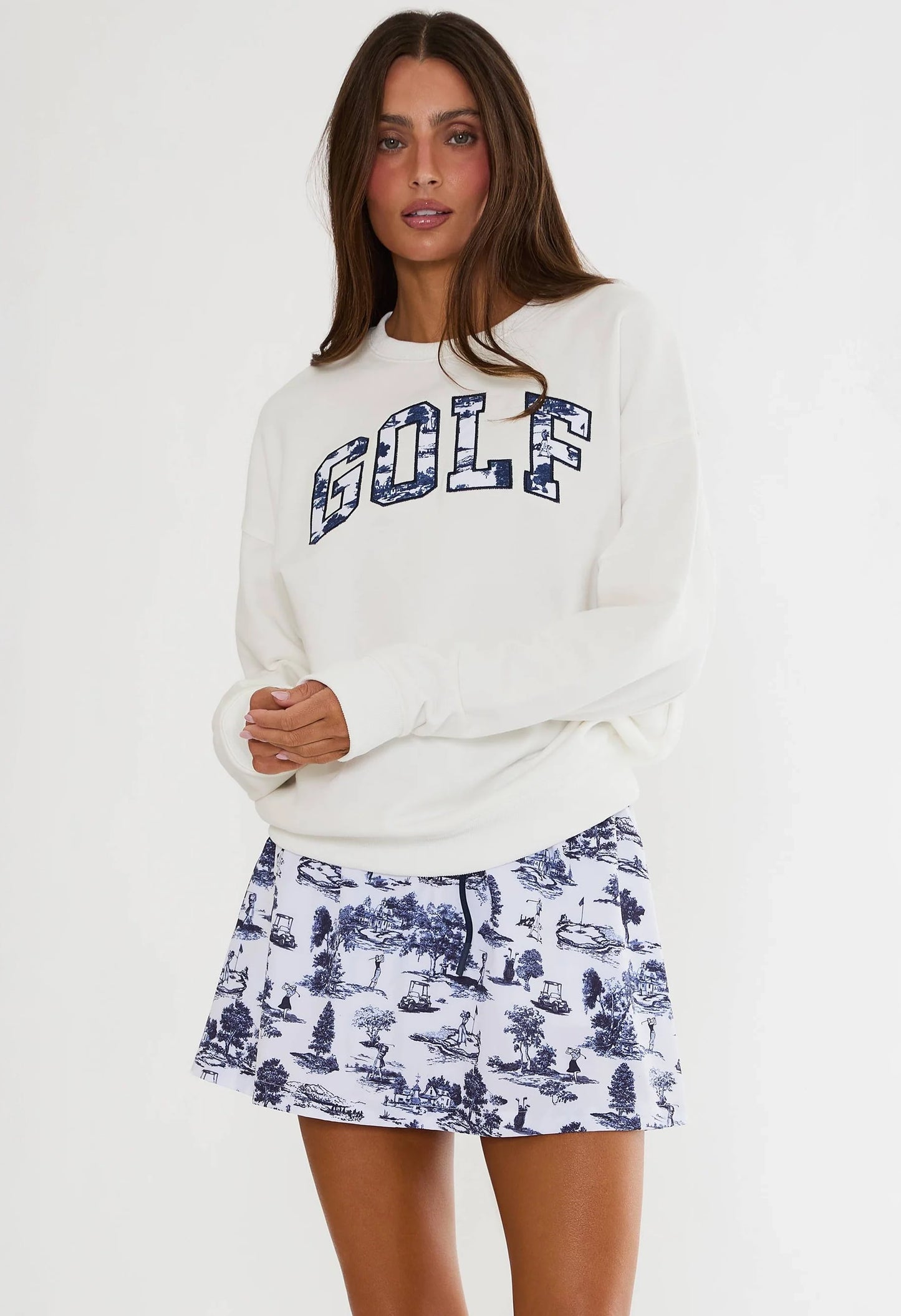 Clyde Skirt Evening Golf Toile