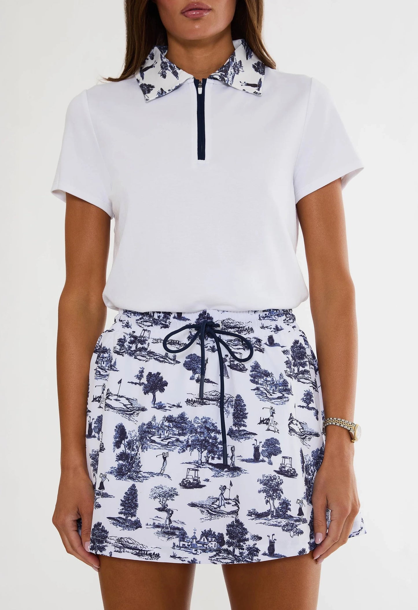 Ottavia Top Evening Golf Toile