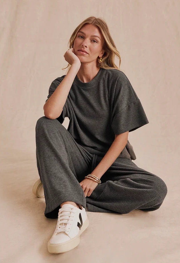 Marlow Tailored Knit Short Sleeve Top