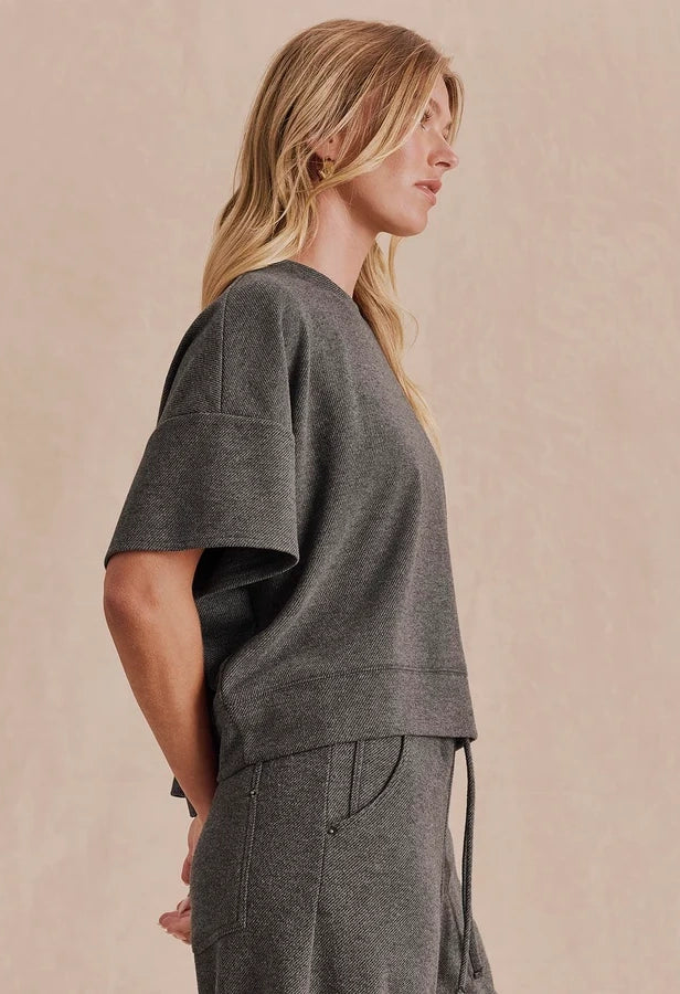 Marlow Tailored Knit Short Sleeve Top