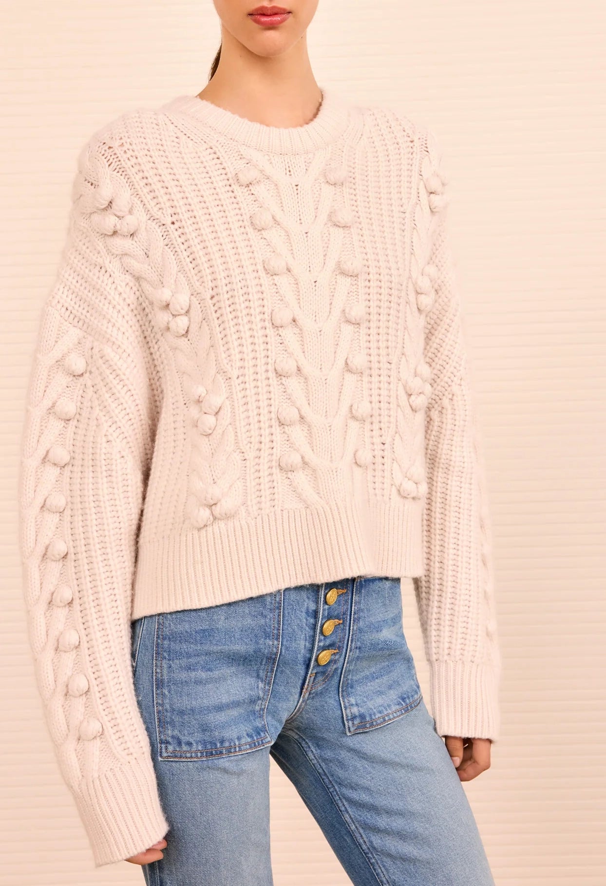 Indra Cable Knit Pullover