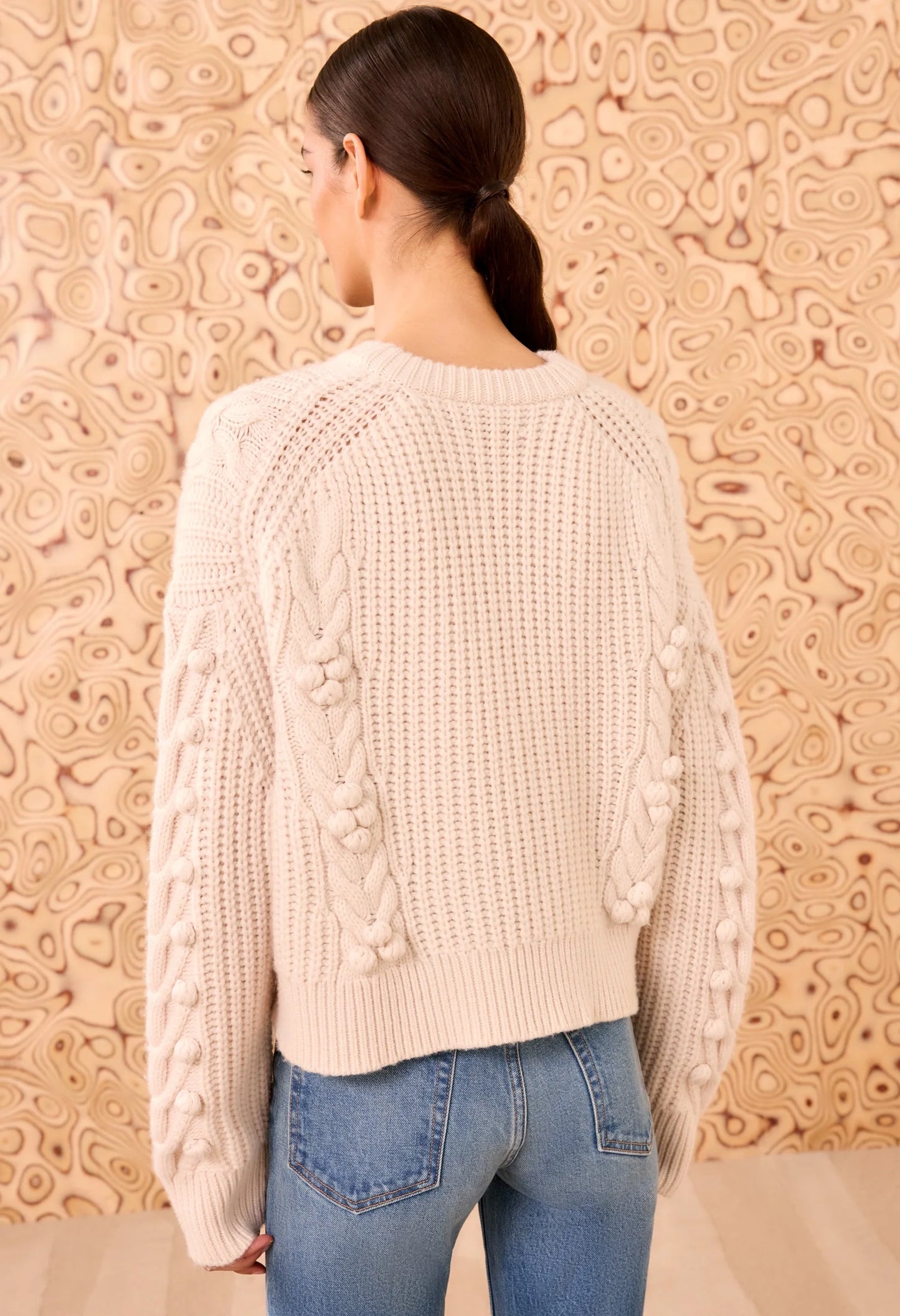 Indra Cable Knit Pullover