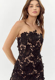 Jade Woven Lace Tube Dress