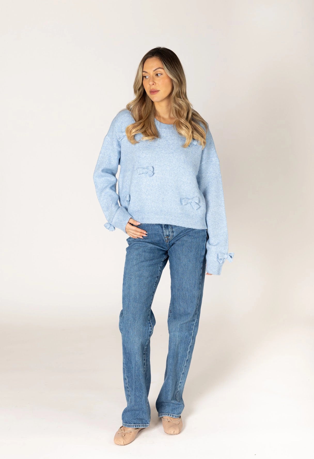 Jessie Novelty Bow Sweater