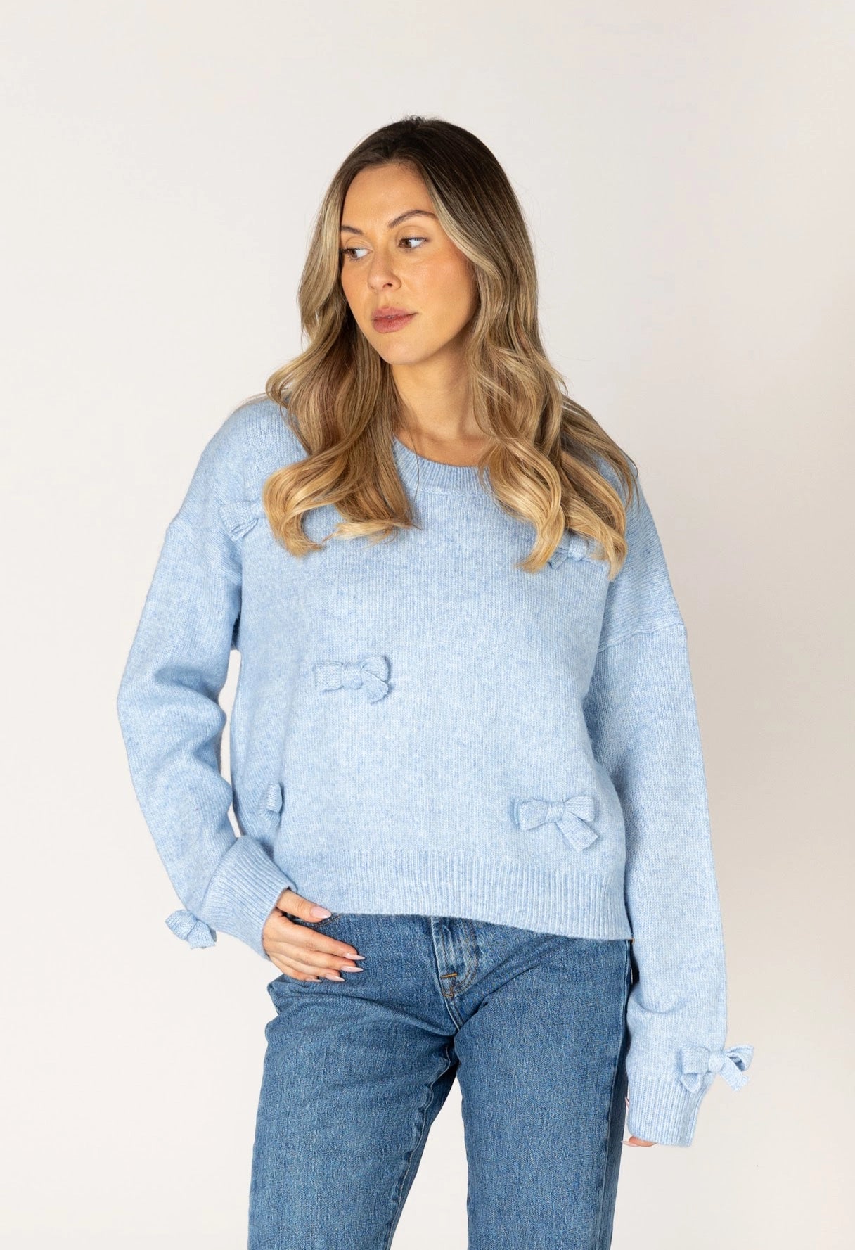 Jessie Novelty Bow Sweater