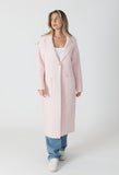 Jimmi Eco Checked Long Coat with Pockets