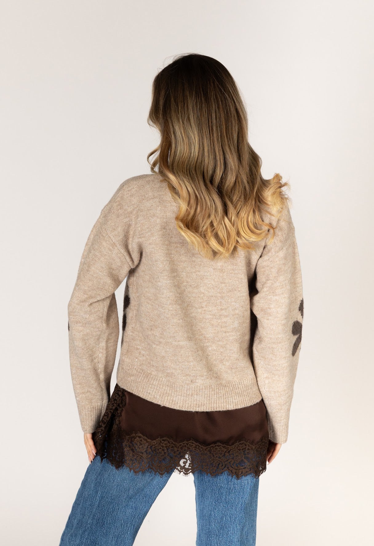 Jorgie Novelty Flower Cardigan