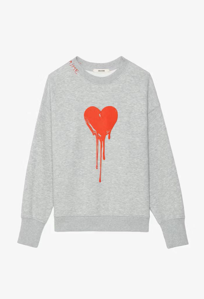 Oscar Flowing Heart Sweatshirt