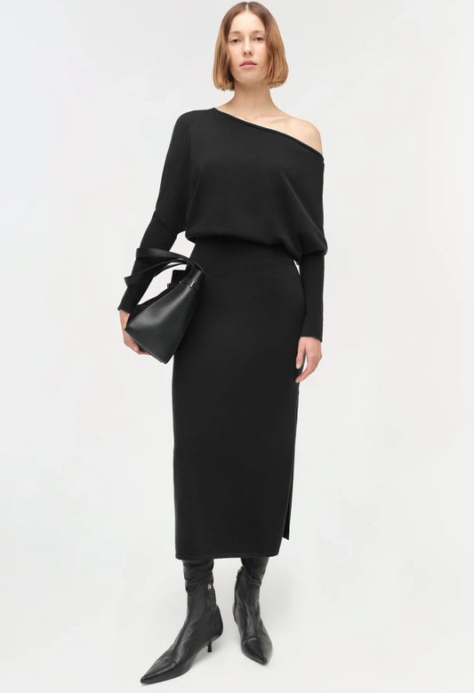 Janese Off Shoulder Midi Dress