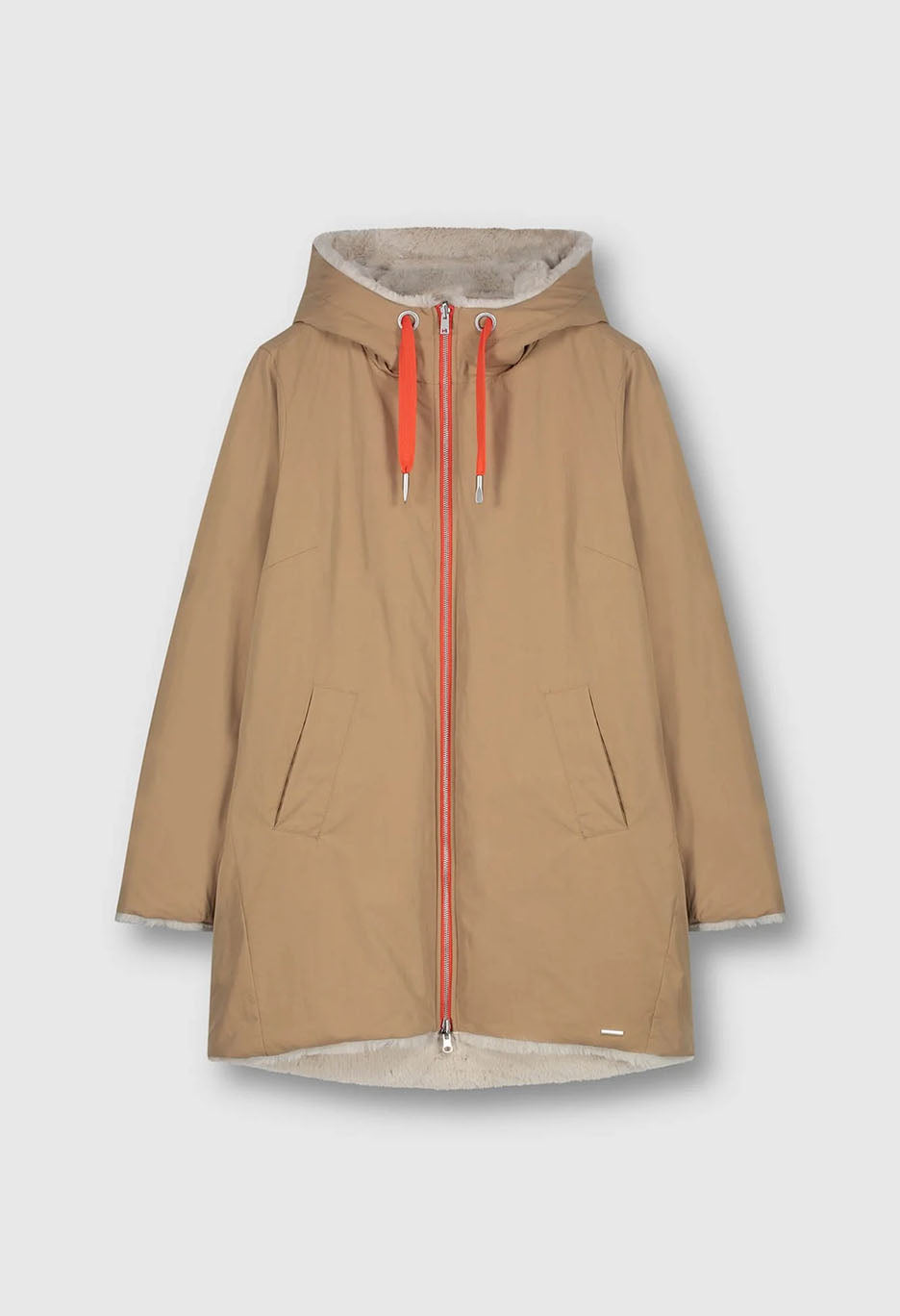 Reversible Hooded Coat