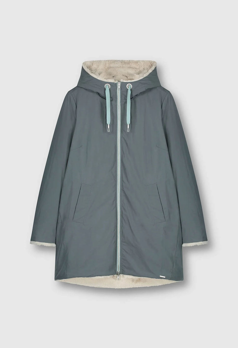 Reversible Hooded Coat