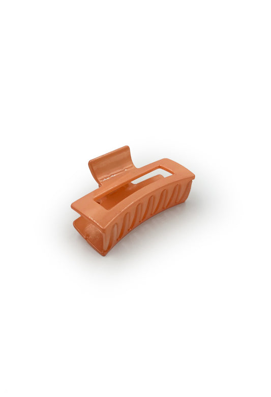 Jelly Orange Claw Clip