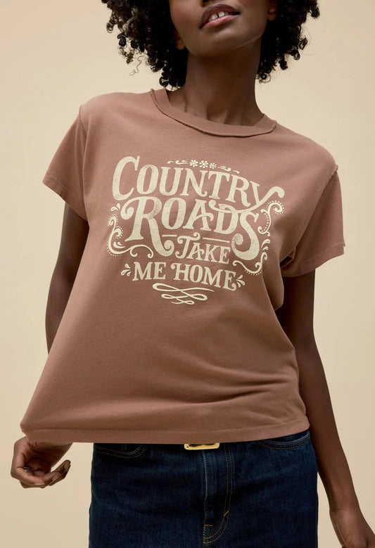 John Denver Country Road Reverse Gf Tee