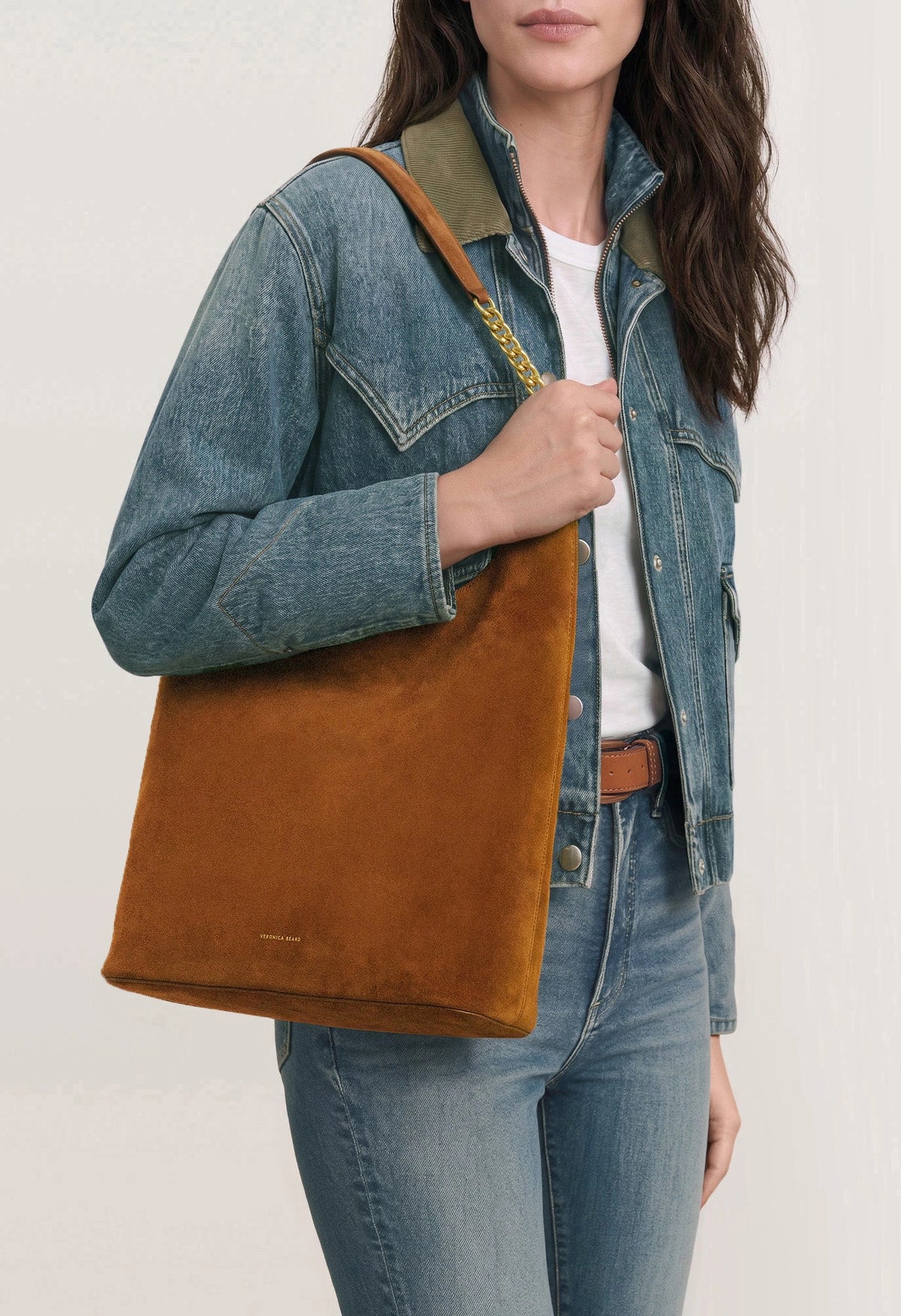 Suede Jour Bag
