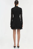 Joy Guipure Lace Long Sleeve Mini Dress