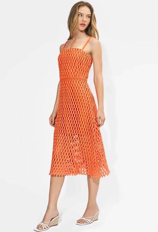 Karson Lace Midi Dress