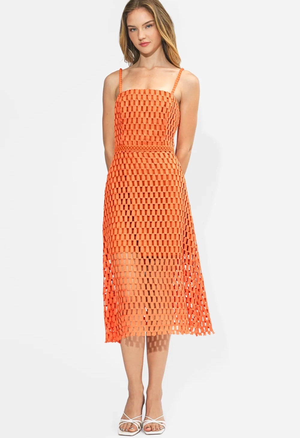 Karson Lace Midi Dress