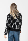 Koda Crewneck with Bow Pattern