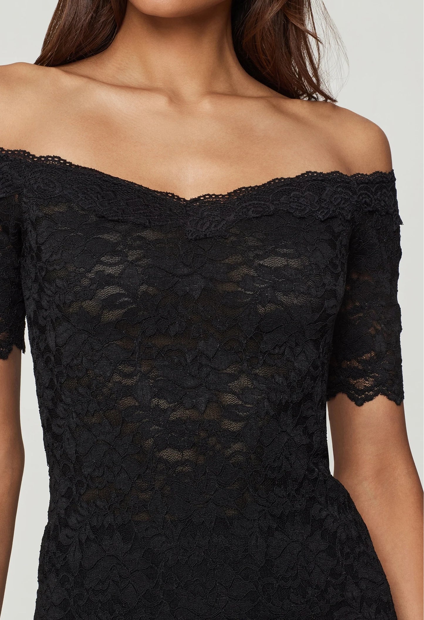Kovi Lace Off Shoulder Top