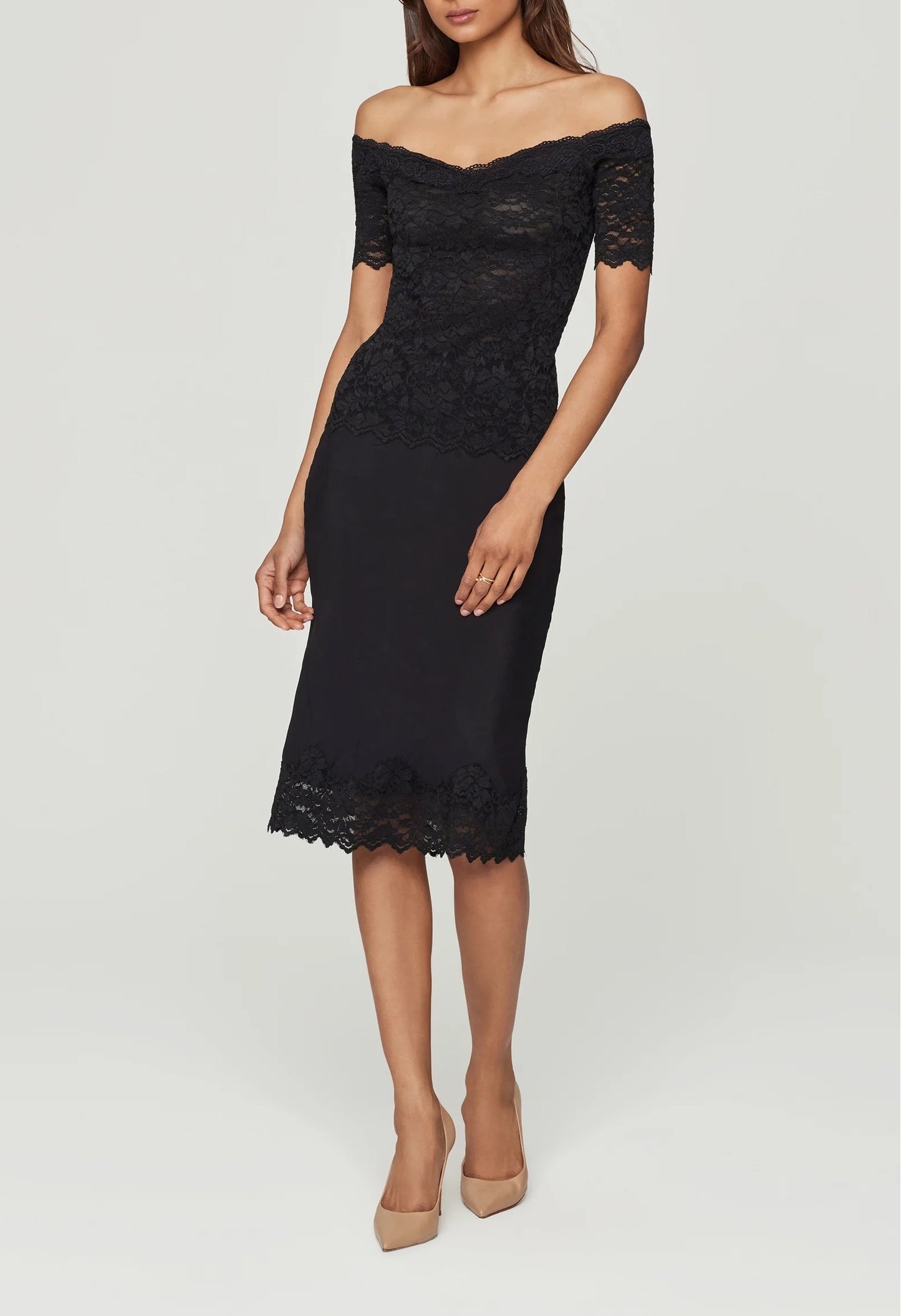 Kovi Lace Off Shoulder Top