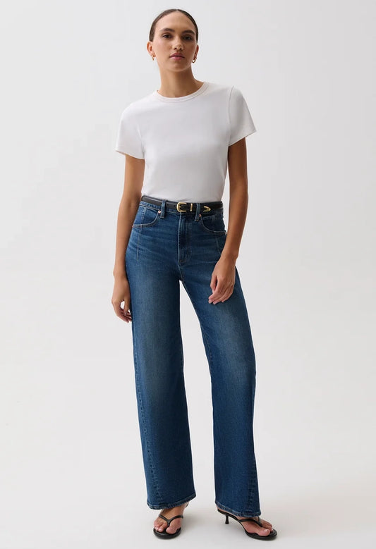 Kyra High Rise Bowed Wide Leg