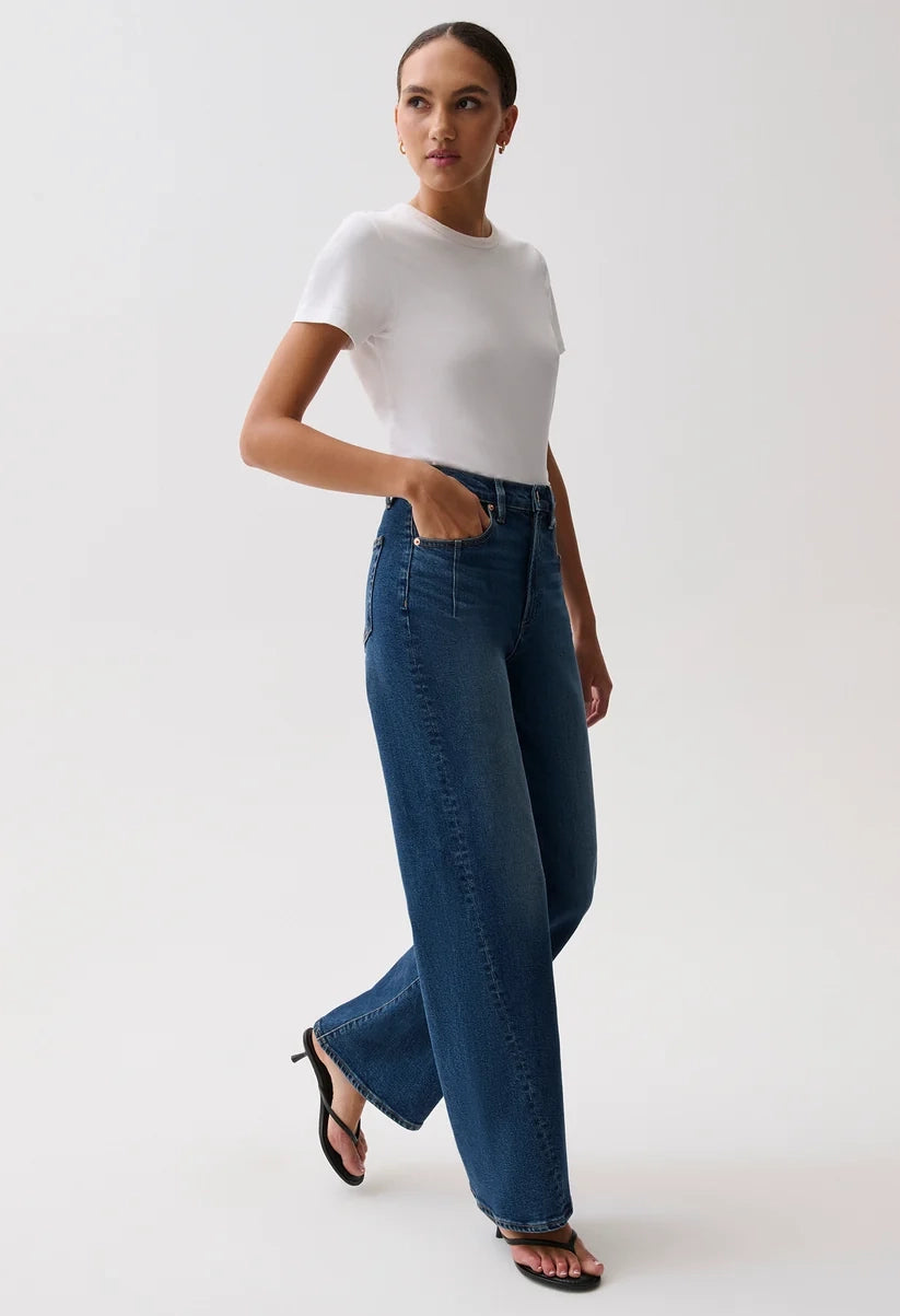 Kyra High Rise Bowed Wide Leg