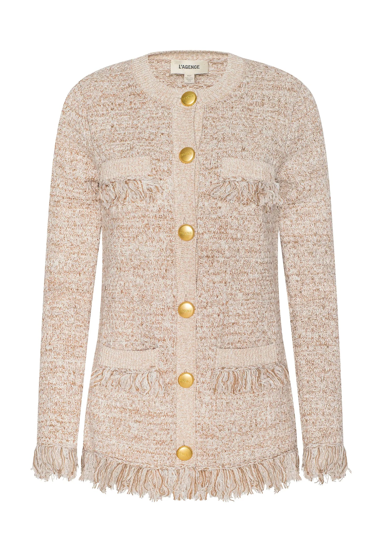 Kastoria Fringe Trim Cardigan