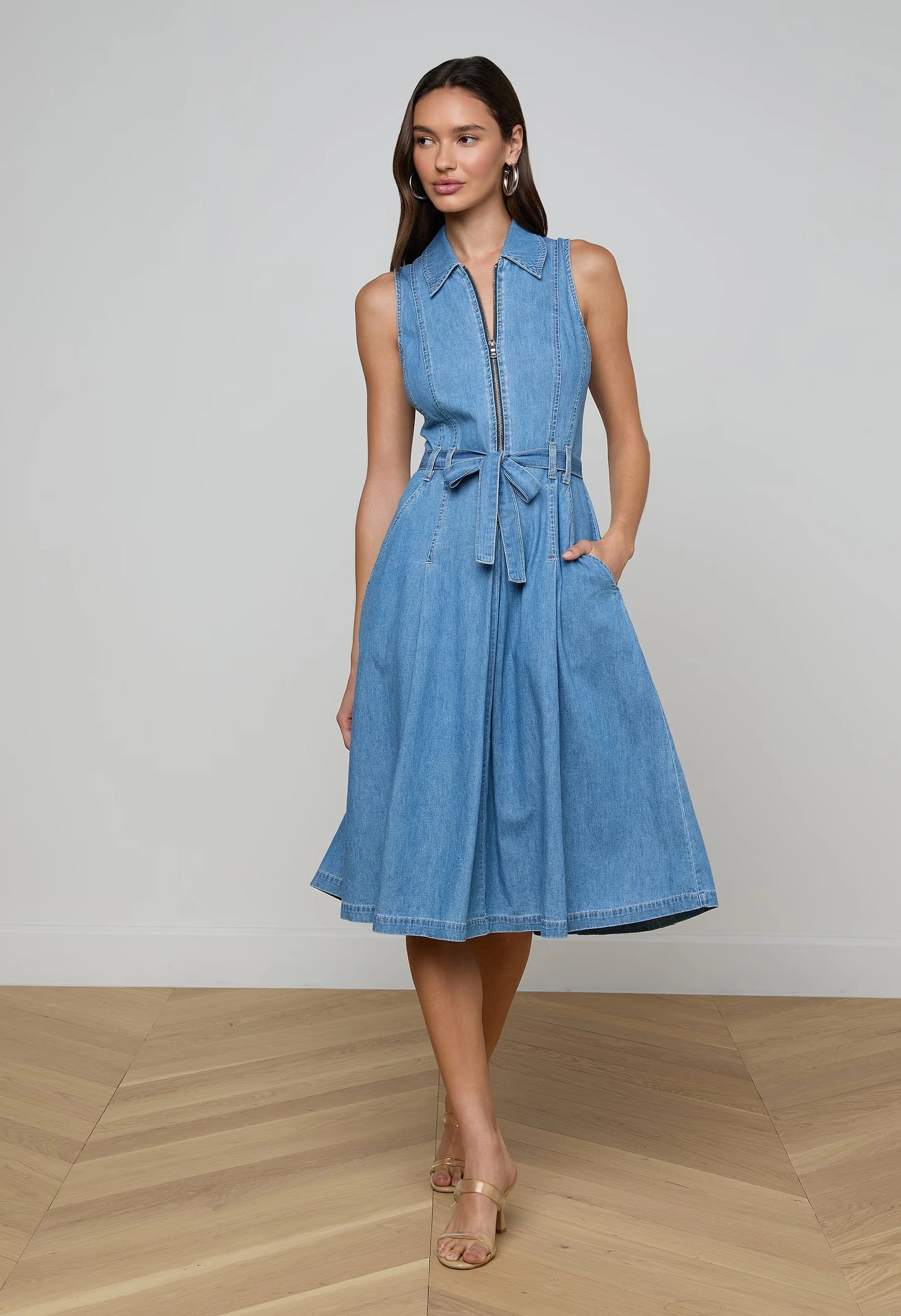 Kieran Belted Shirt Dress