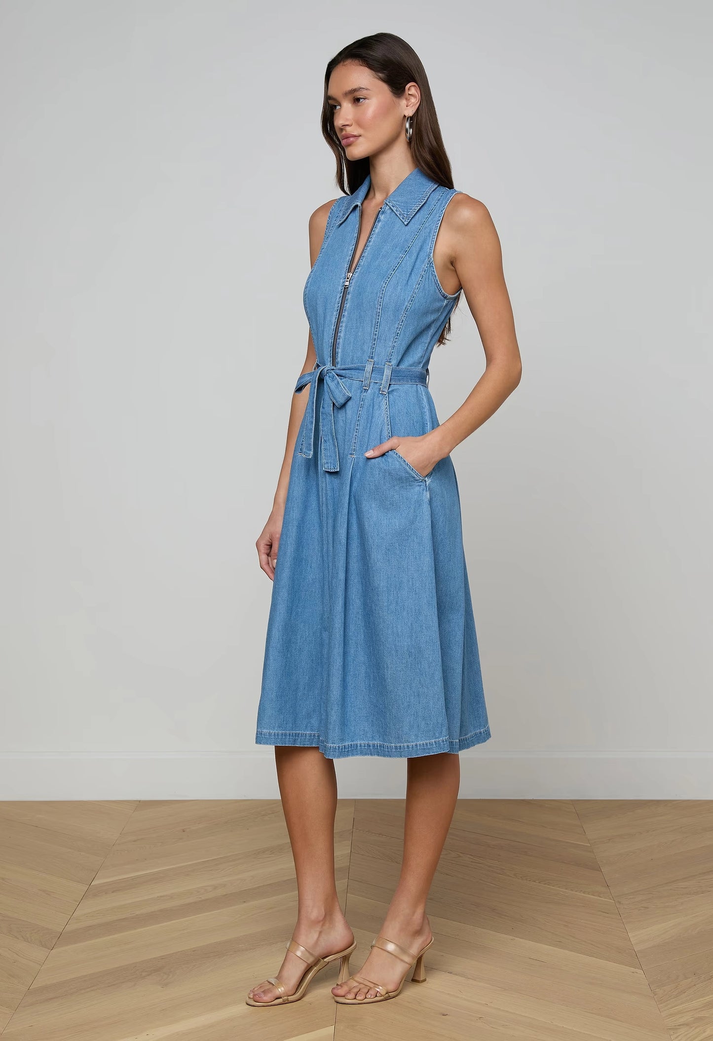 Kieran Belted Shirt Dress