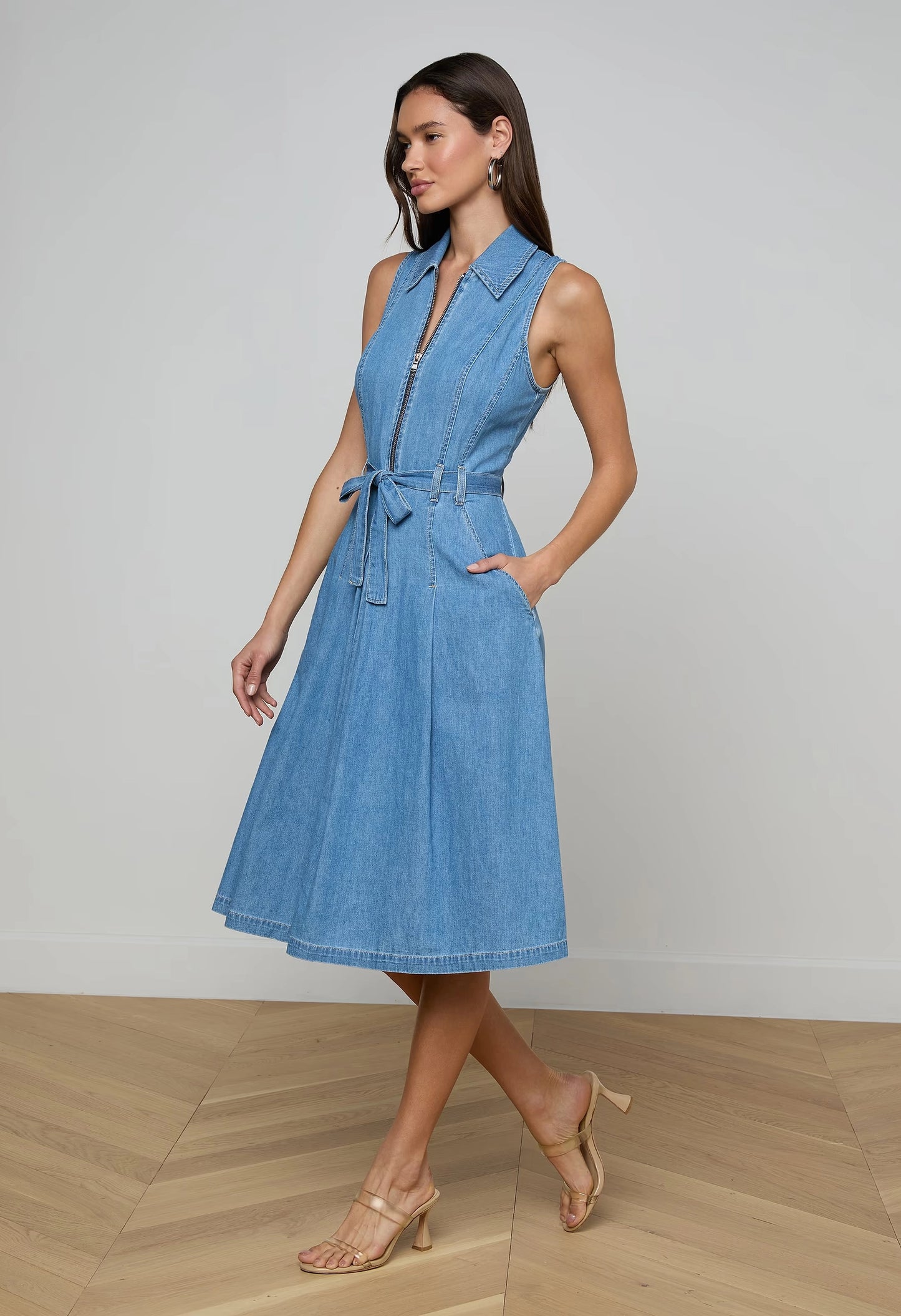 Kieran Belted Shirt Dress