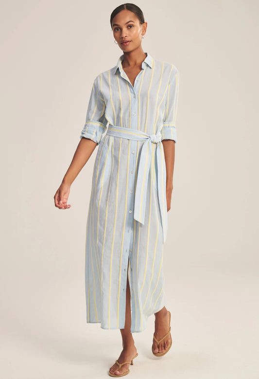 Kimora Yarn Dyed Stripes Dress