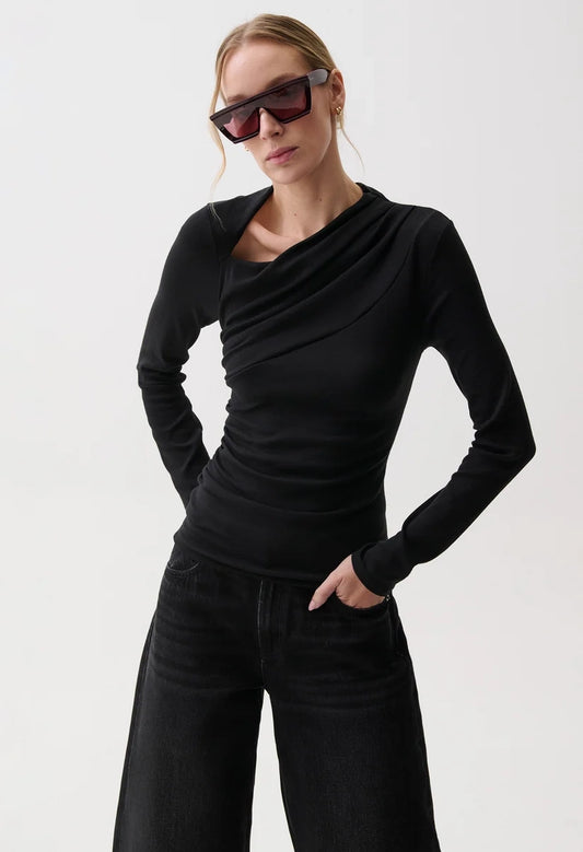 Lena Asymmetrical Knit Top