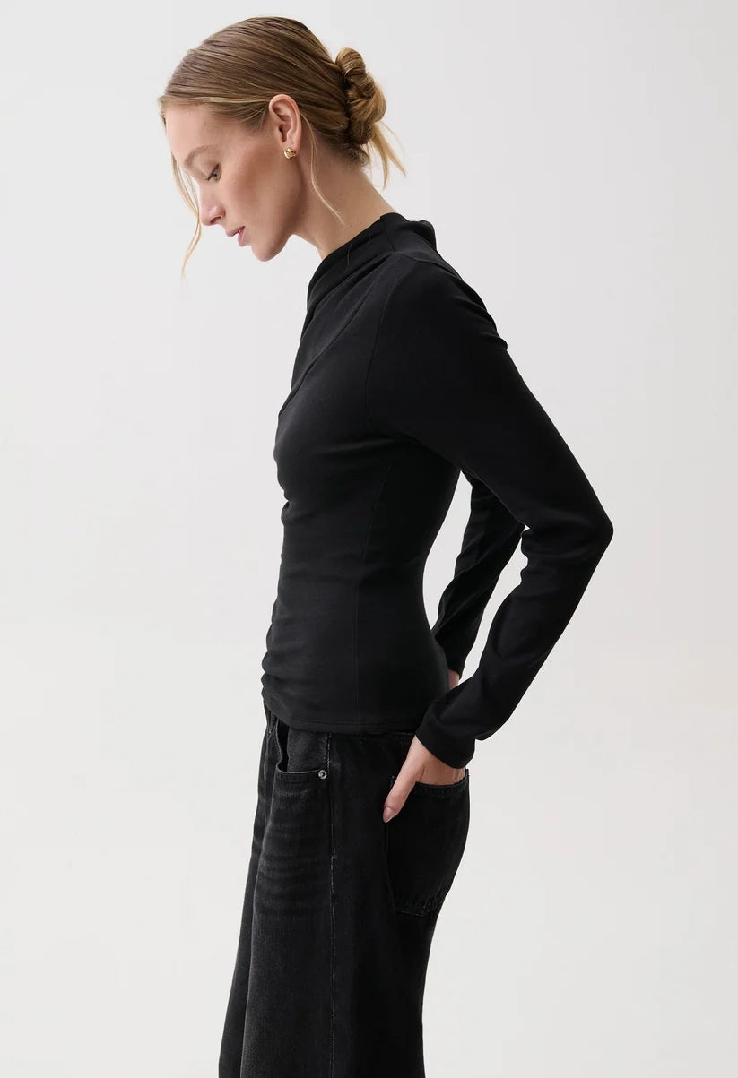 Lena Asymmetrical Knit Top