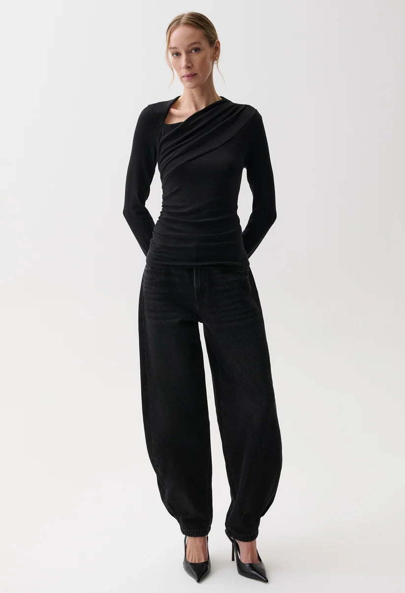 Lena Asymmetrical Knit Top