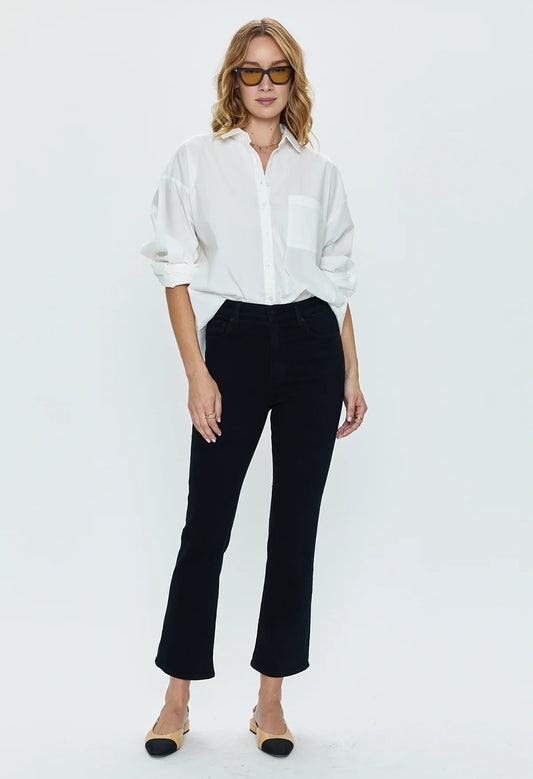 High Rise Crop Boot Pant