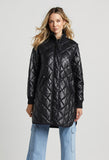 Liberty Vegan Leather Quilted Coat