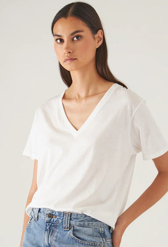 Pima Classic V-neck Boyfriend Tee