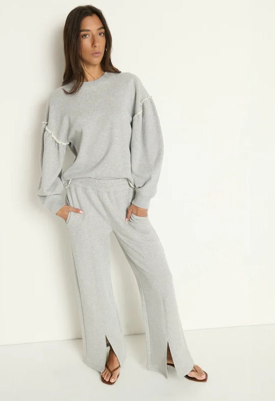 Lincoln Front Slit Knit Pant