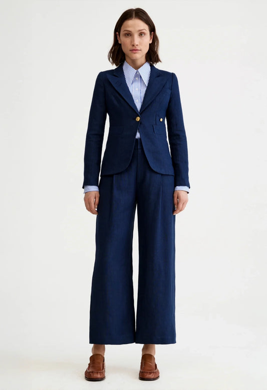 Linen Classic Duchess Blazer