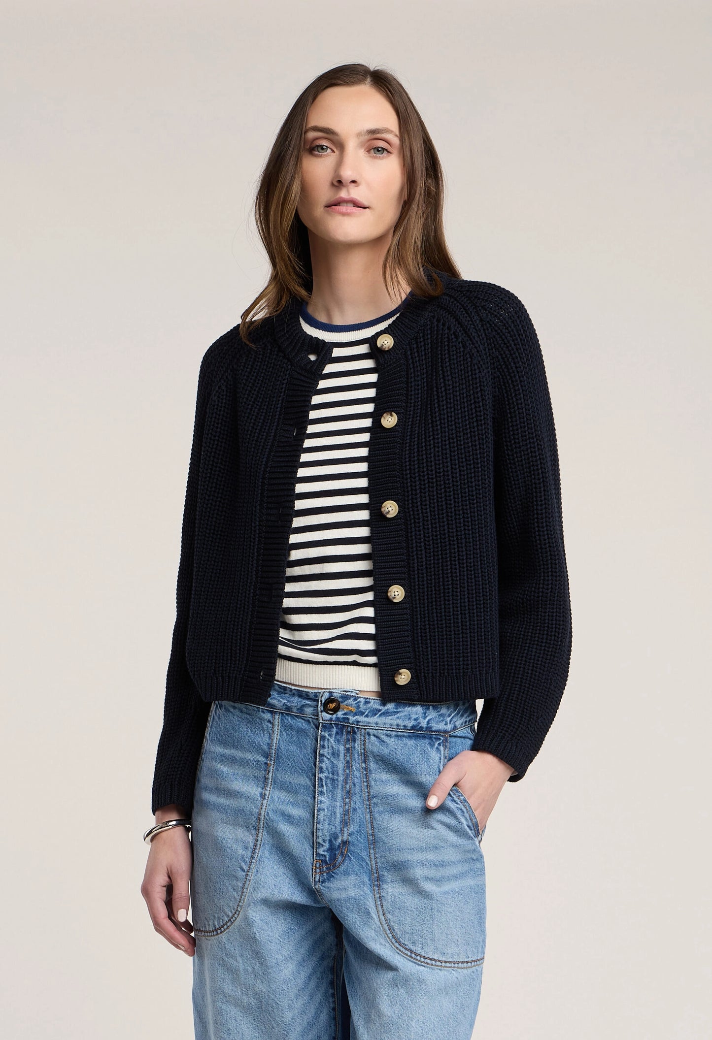 Lisabeth Chunky Pima Cotton Sweater