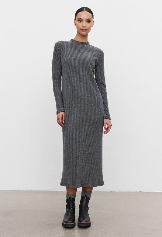 Liz Triblend Cozy Rib Dress