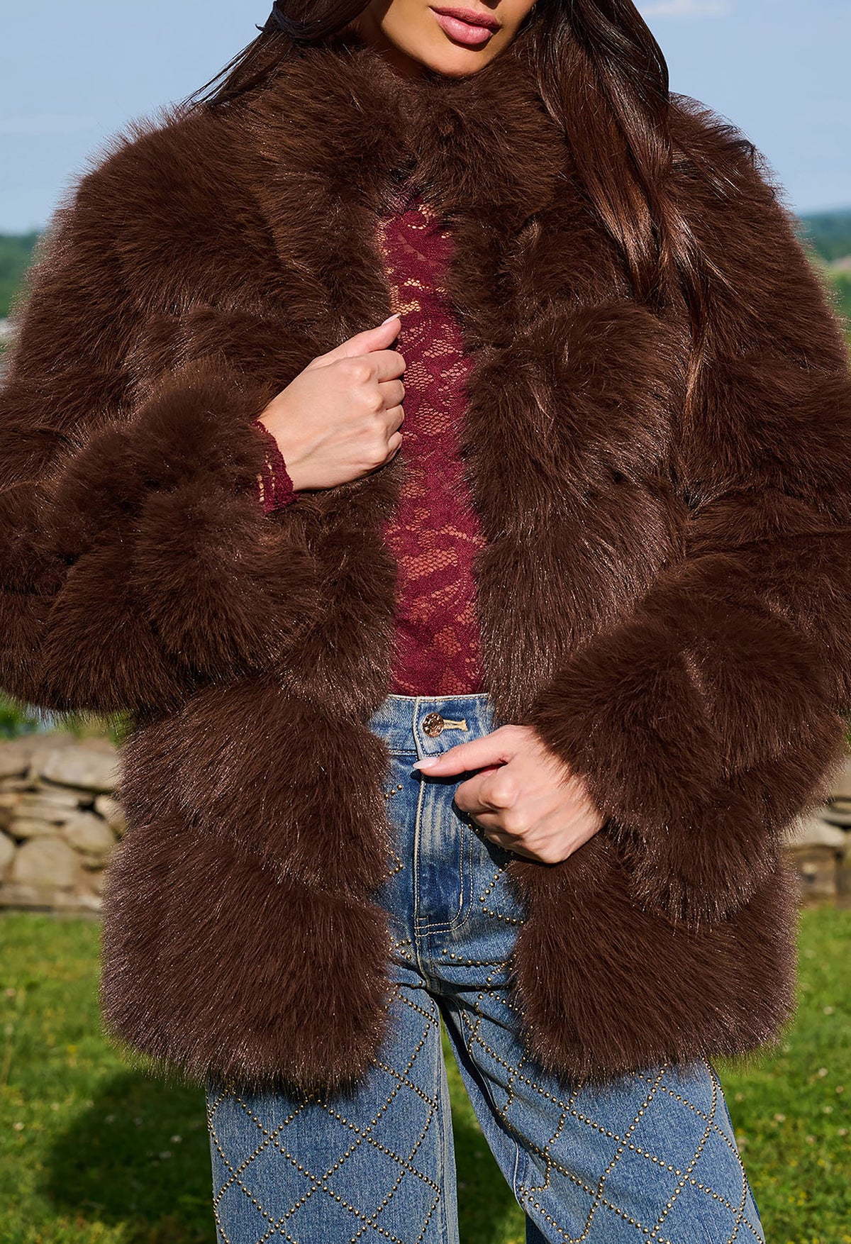 Louisa Faux Fur Jacket