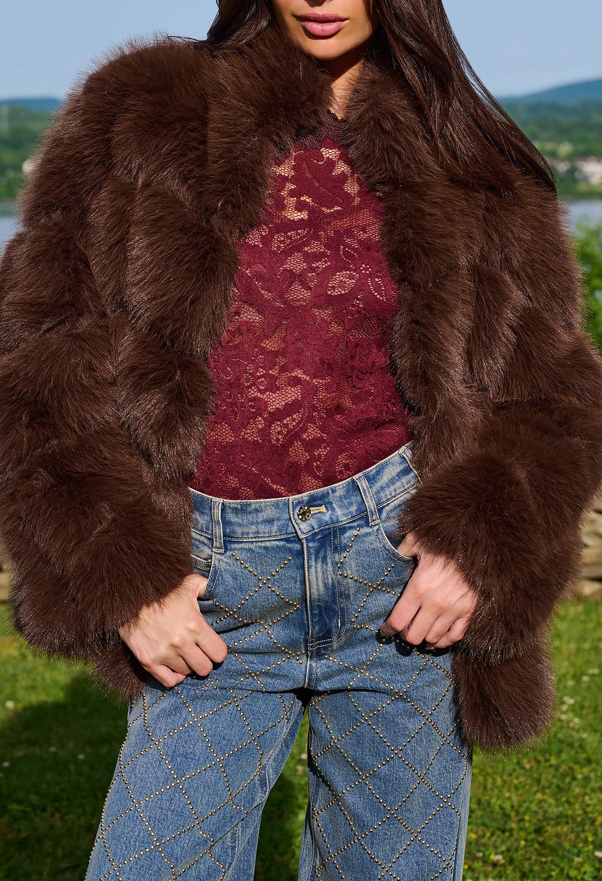 Louisa Faux Fur Jacket