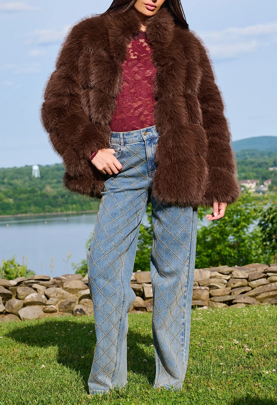 Louisa Faux Fur Jacket
