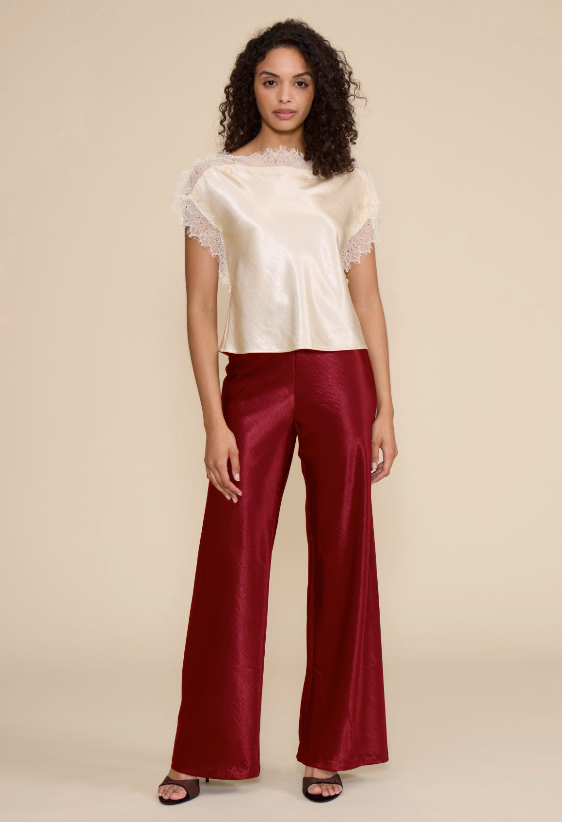 Jeiel Satin Bias Pant