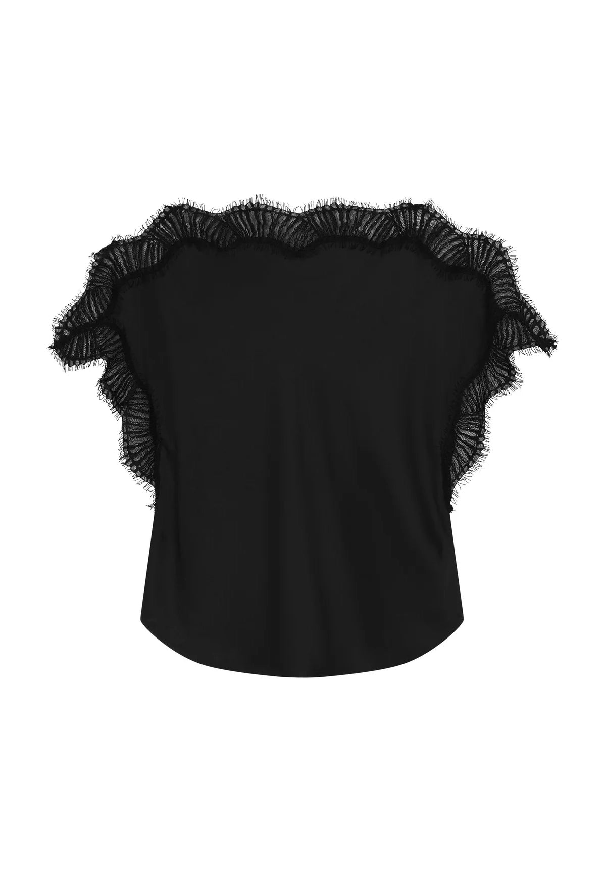 Luna Satin and Lace Top