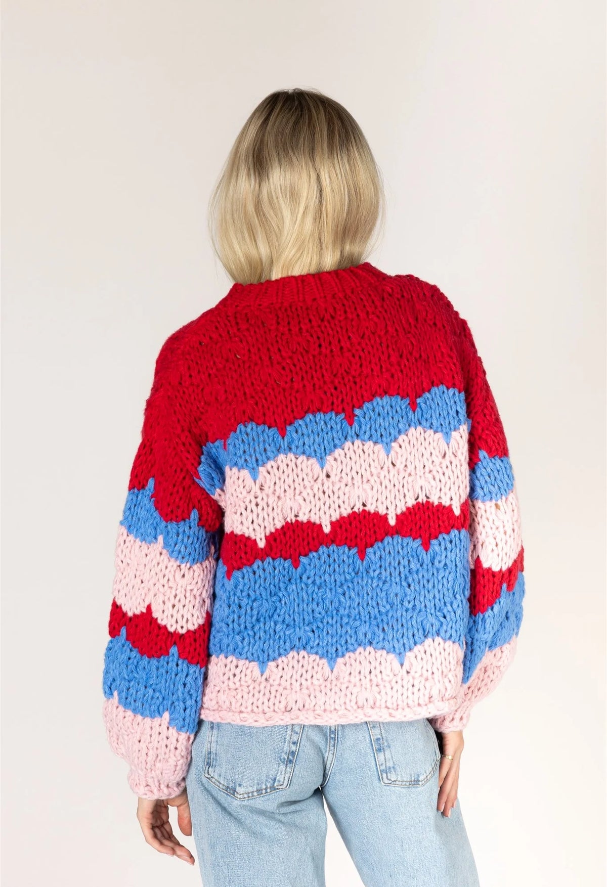 Lynn Hand Knit Stripe Sweater