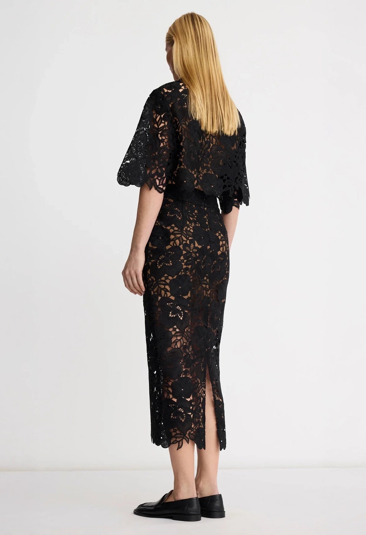 Lace Pencil Skirt